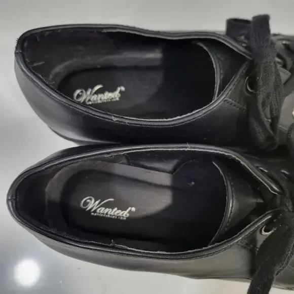 Wanted Breakout Oxford 90's Y2K Style Lug Heel Platform Size 9 - Picture 9 of 12